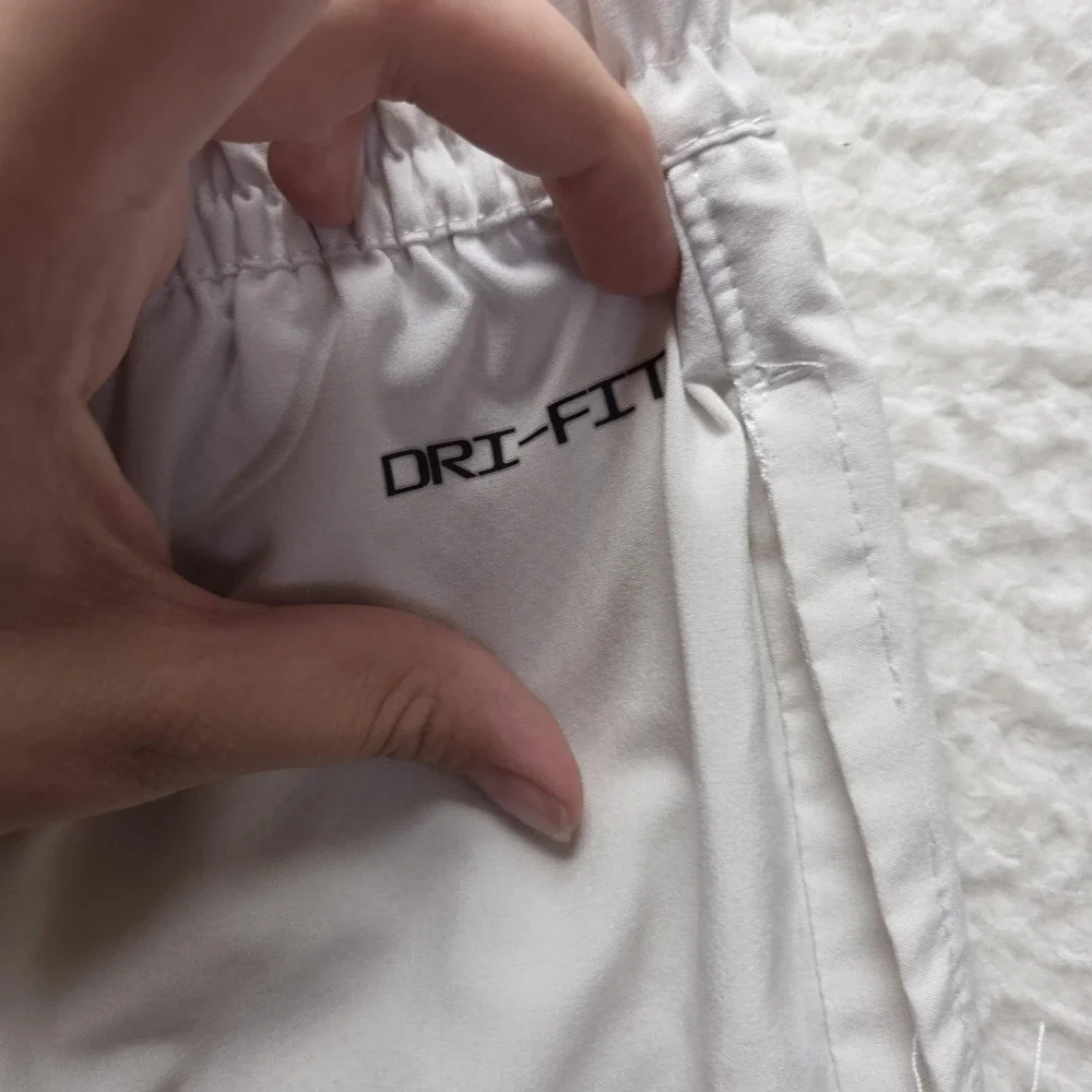 Jordan Mens Dri-FIT Basketball Shorts White Black Jumpman Logo XL Athletic
